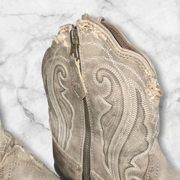 Womens durango Crush Distressed Shortie Boots- Flaws - Picture 4 of 11